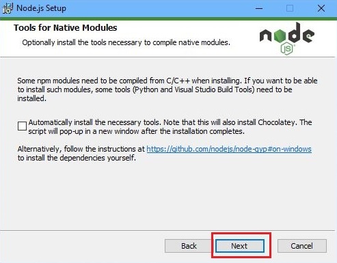 Install Node Js